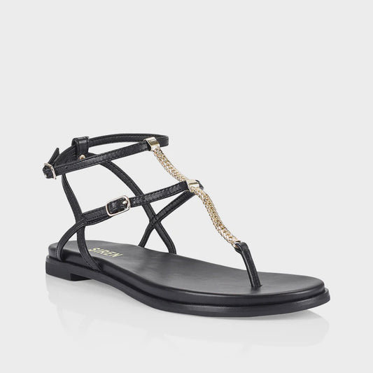 TERRA SANDAL - SIREN - BLACK, GOLD, OLIVE, sandals, womens footwear - Stomp Shoes Darwin