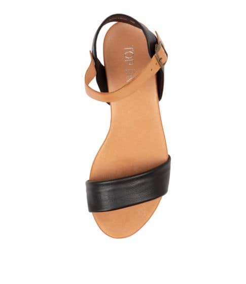 CONTROL black sandal - TOP END - 36, 37, 38, 39, 40, 41, 42, BLACK, TOP END, womens footwear - Stomp Shoes Darwin