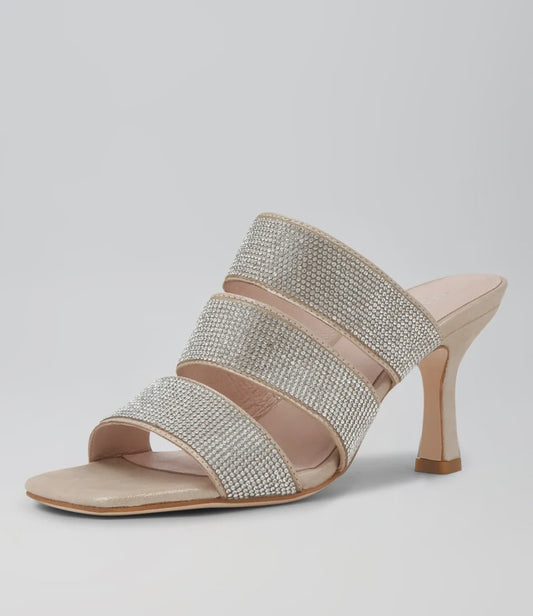 LOMME SPARKLY MULE - TOP END - BF, womens footwear - Stomp Shoes Darwin