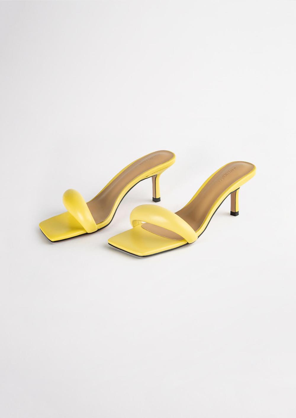 ANGEL SLIP ON - TONY BIANCO - 10, 5, 6, 6.5, 7, 7.5, 8, 8.5, 9, 9.5, musk, SLIP ON, stiletto, stiletto heel, womens footwear, YELLOW - Stomp Shoes Darwin