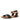 DJANGO AND JULIETTE JINNIT SANDAL DJANGO AND JULIETTE BLACK / 40 WOMENS FOOTWEAR DJ10501