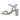 EASY STEPS UNISON Pewter Heel EASY STEP WOMENS FOOTWEAR