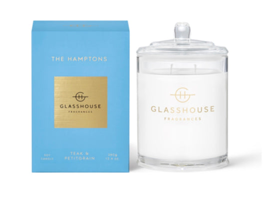 THE HAMPTONS CANDLE - GLASSHOUSE - candles, GLASSHOUSE, the hamptons - Stomp Shoes Darwin