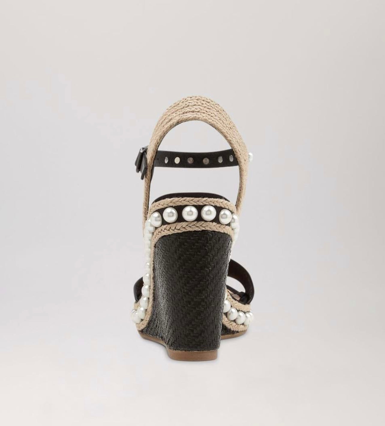 EMMELA PEARL STUD WEDGE - TOP END - 36, 37, 38, 39, 40, 41, 42, BF, BLACK, GOLD, SILVER, wedge, womens footwear - Stomp Shoes Darwin