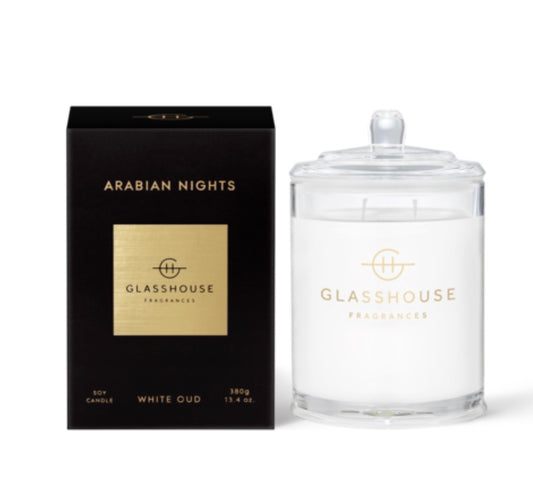 ARABIAN NIGHTS CANDLE - GLASSHOUSE - arabian nights, candles, GLASSHOUSE - Stomp Shoes Darwin