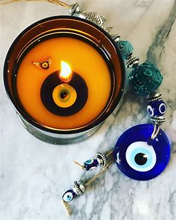 OUZO EVIL EYE MATI CANDLE - ICON CANDLES BY ELENI - candle diffusers, candles, mati, OUZO CANDLE - Stomp Shoes Darwin