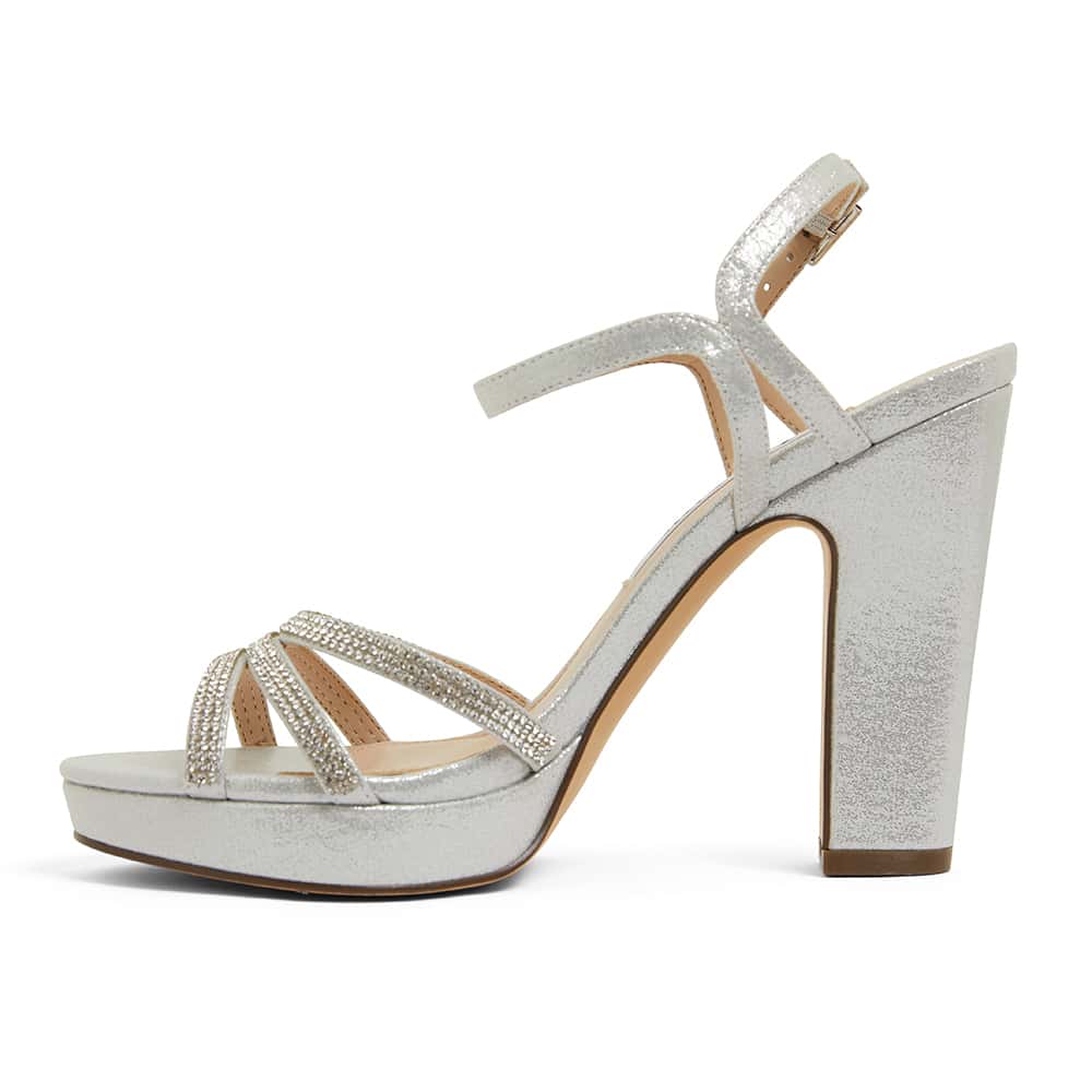 SARALYN BLOCK HEEL - Nina - 10, 11, 5, 6, 7, 8, 9, block heel, EVENING, Evening Shoes, GOLD, SILVER, womens footwear - Stomp Shoes Darwin