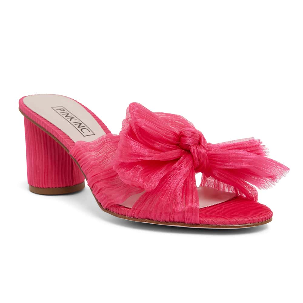 SURGE SLIP ON - PINK INC - 10, 11, 5, 6, 7, 8, 9, fuchsia, heel with bow, Heels With Bow, leopard, SLIP ON, womens footwear - Stomp Shoes Darwin